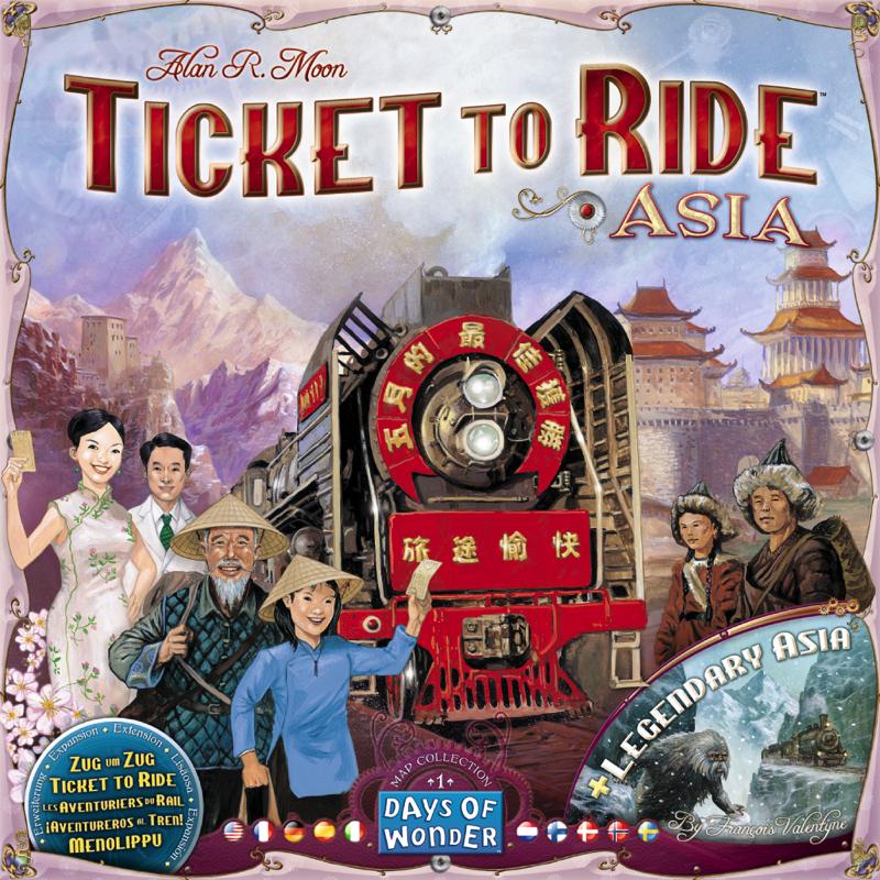 Ticket to Ride Map Asia